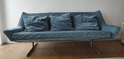 Design Sofa Couch, Daybed, Tagesbett, Vintage, neu bezogen, Walter Knoll