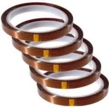 5 Rollos cinta termica para sublimación y transfer SUBLITAPE 4mm x 33m CAFE