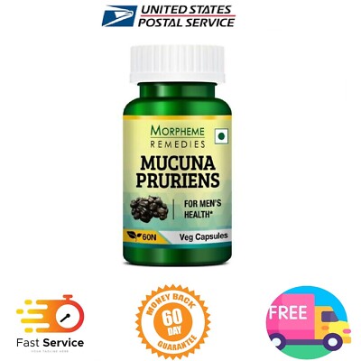 Morpheme Remedies MUCUNA PRURIENS KAPIKACHHU 500mg   60 VEG CAPSULES
