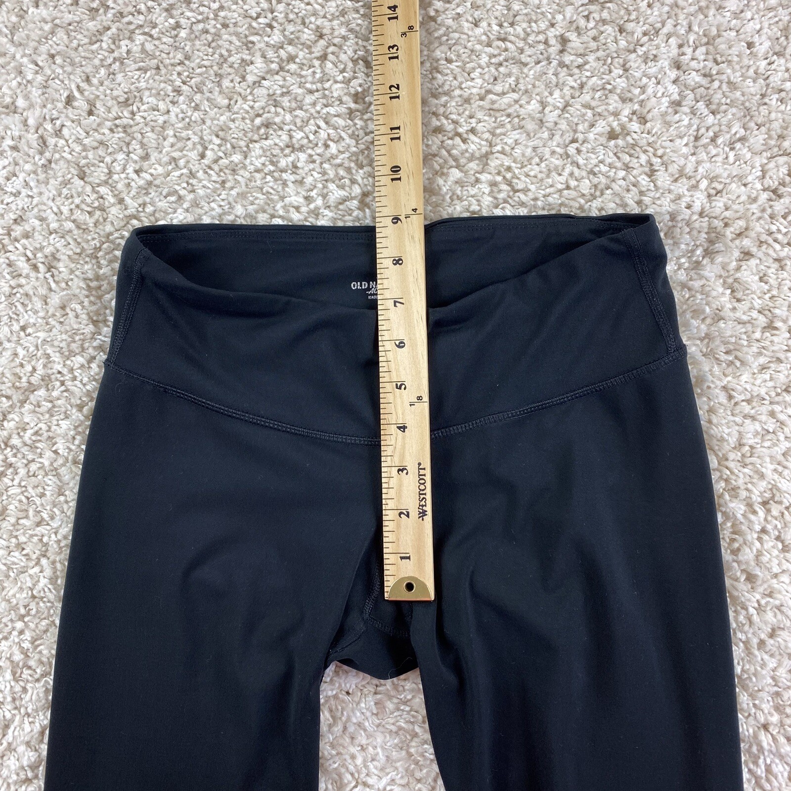 old navy active womens small solid black athletic… - image 4