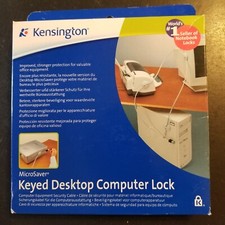 Kensington keyed desktop computer lock