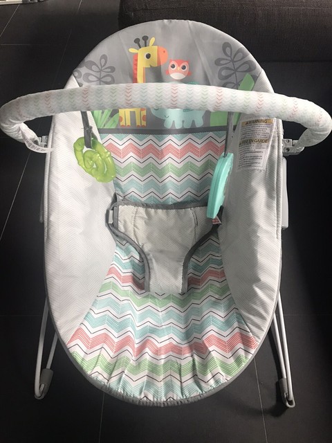 bright starts giggle and see safari bouncer