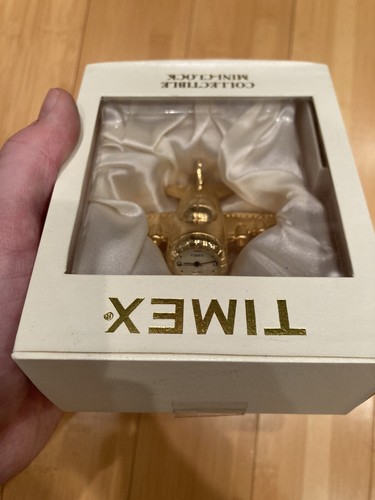 TIMEX Sammlerstück Mini-Uhr Flugzeug Vintage Brandneu - Bild 4 von 12