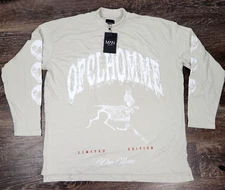 Boohoo Man Ofcl homme Men's T-Shirt Pour Homme Oversized Long Sleeve size S -NWT