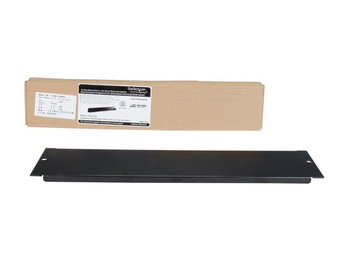 StarTech BLANKB2 StarTech.com Blanking Panel - 2U - 19 in - Steel - Black - Blan - Picture 3 of 3