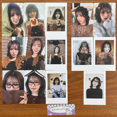 WENDY WEALIVE 10/22 入場特典 トレカ メッセージカード WAVES MAGAZINE x WENDY RED VELVET PHOTOCARD POLA SET OFFICIAL | eBay
