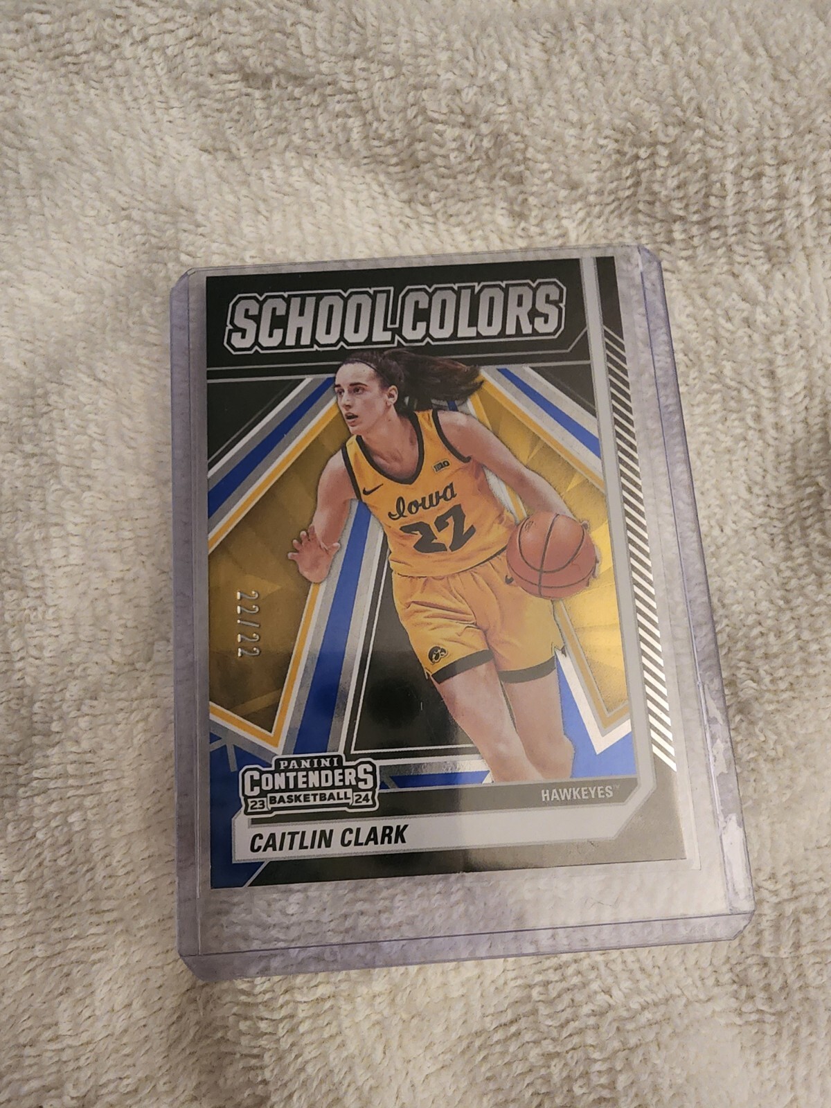 2024 Panini Caitlin Clark Collection #  22/22  School Colors #SC2  (RC)