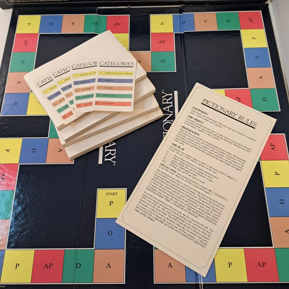 1985 Pictionary First Edition Board Game, 3 to 16 players Ready to play Complete - Image 2 of 4