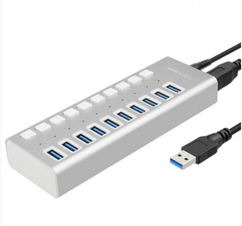 Acasis-10-port-USB-3-0-Splitter-With-Power-Supply-Multi-interface-Expansion-HUB