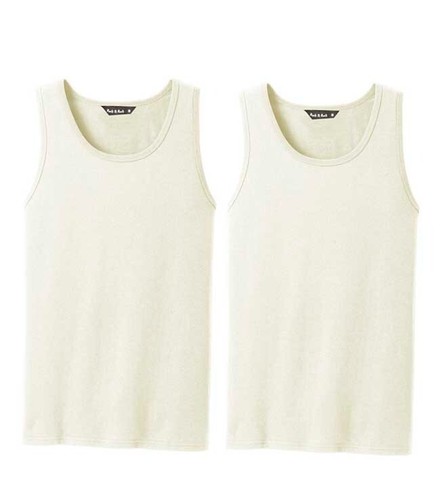 Mens Plain Vest Cotton Tank Top Summer Gym Fasion Sleeveless T Shirt 1,2 in pack - 第 10/12 張圖片