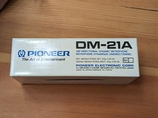 New Pioneer Uni-directional Dynamic Microphone, Model Dm-21a Unused In Orig Box