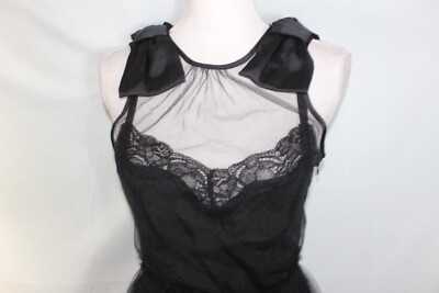 raisa vanessa lace mini dress Black Mini Dress With Corset And Flower Details