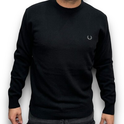 Fred Perry - Maglione In Maglia Bianco Sporco A Nido D'ape - Foto 11