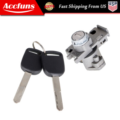 Cylindre De Serrure De Porte Conducteur Gauche Pour Honda Accord 2008-2012 - Avec 2 Clés, Neuf