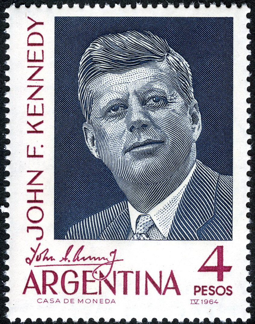 Argentina 1964 In Memory John F Kennedy MNH (SC# 760)