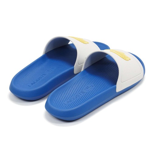 NEW Lacoste Men's Croco Slide Open Toe Sandals