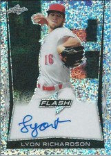 2018 Leaf Flash Baseball LYON RICHARDSON #BA-LR2 Base Autograph