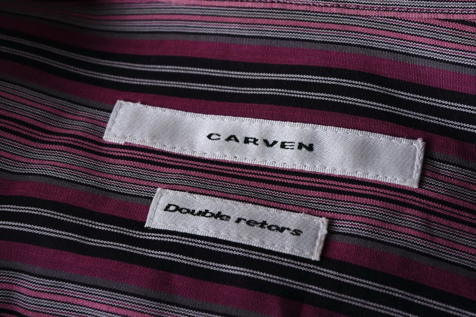 Camisa de manga larga a rayas talla L talla L Carven Double Retors Foto 3 de 4