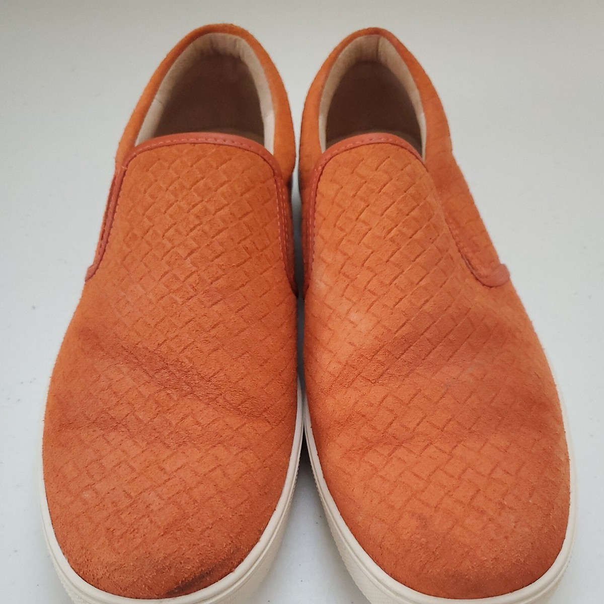 Sam Edelman Men\'s Slip On Orange Leather Sneaker Shoe Sz 7M Sam Edelman Eric Balance Men main image 4