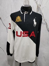 Polo Ralph Lauren Rugby 3 Usa Polo Shirt Men's Black Size XL