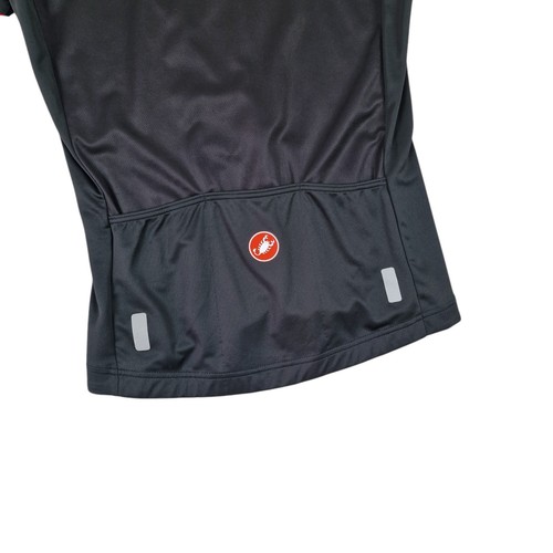 Castelli Womens Cycling Jersey Size Medium Black Full Zip Short Sleeve - Picture 4 of 11