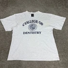VINTAGE University Of Florida Shirt Mens XL School Of Dentistry Short Sleeve 90s