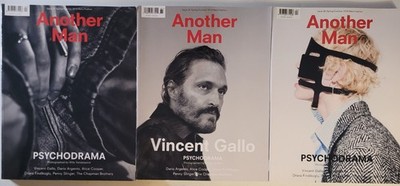 3 Variants AnOther Man Magazine PSYCHODRAMA Issue #26 w/ Vincent Gallo 2018 NEW