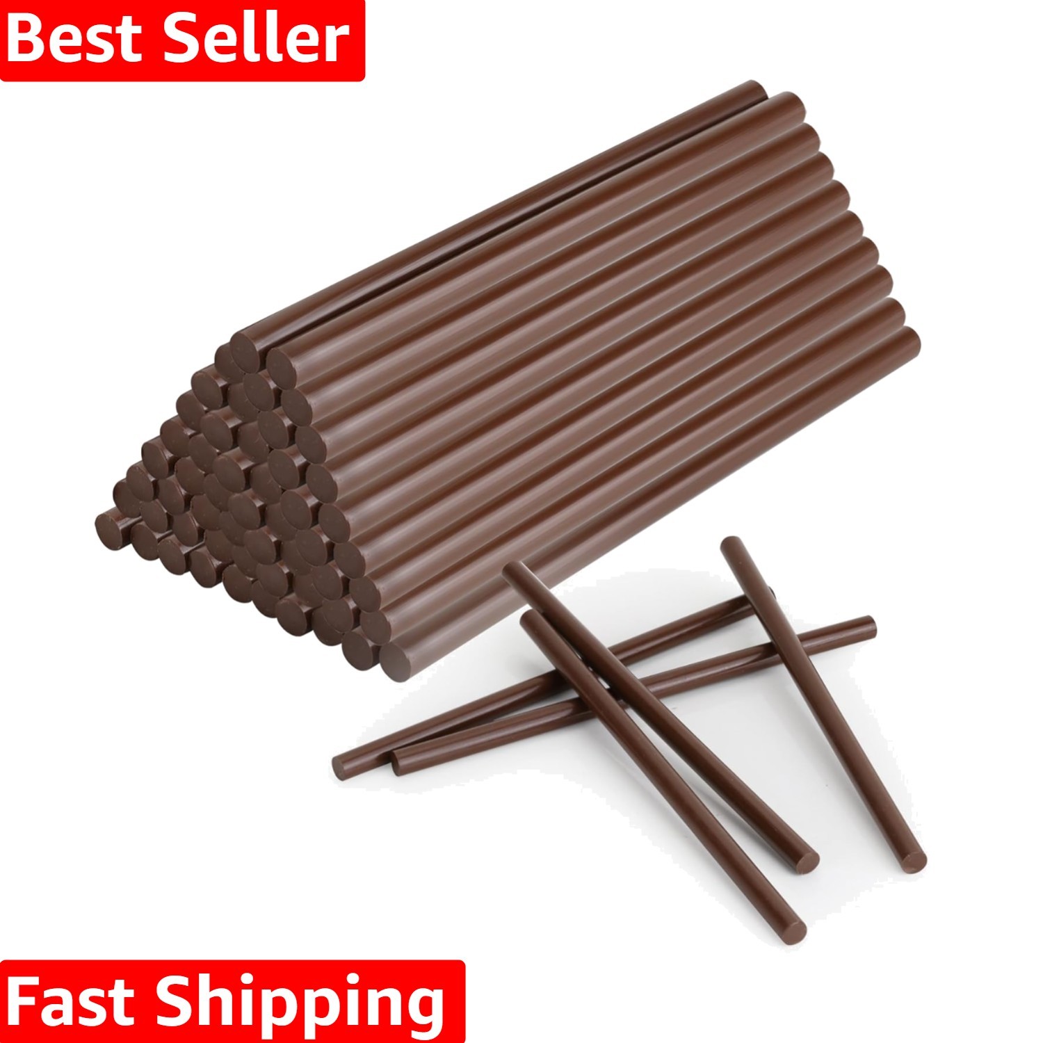 Brown Hot Glue Sticks Mini 0.27