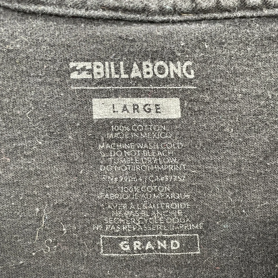 Camiseta Billabong Hombres Grande Surf Patín Playa Caminata Ropa Deportiva Aire Libre Preppy Y2k Foto 4 de 4
