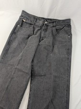 VTG Southpole 4180 36x28 38 Tag Black Baggy Y2K Skater Denim Wide Leg Rap 90s