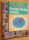 Vintage 1981 Harris Explorer Postage Stamp Paperback Album Book + Stamps — photo 1