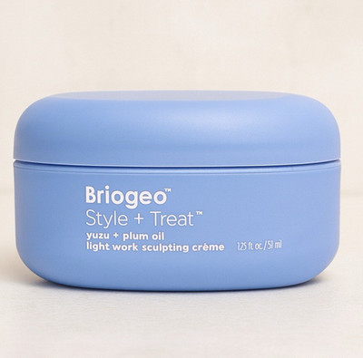 Briogeo Style + Treat Yuzu + Plum Oil Light Work Sculpting Creme 1.75 Oz