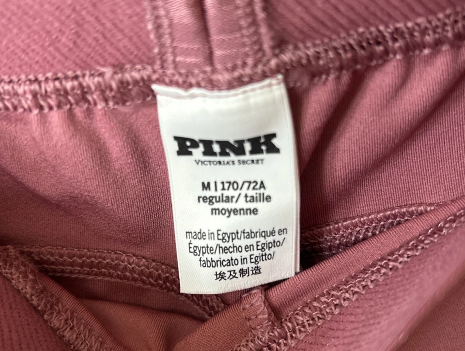 NWOT Victoria's Secret PINK Ultimate High Waisted Pink Leggings | Size Medium - Image 3 of 4