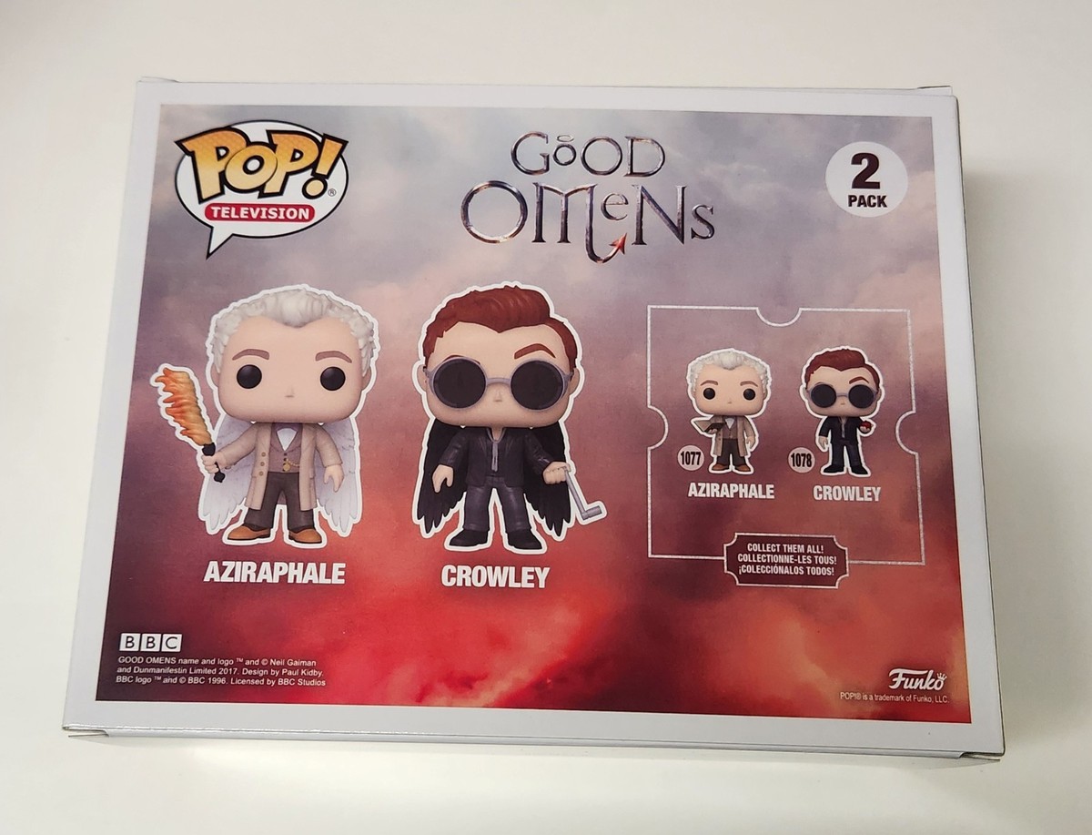 Funko Pop! Vinyl: Aziraphel & Crowley - 2 Pack for sale online | eBay