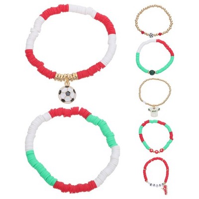 Fußballarmbänder Armband Für Frauen Sportschmuck Cheer-Team-Schmuckzubehör
