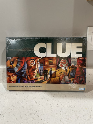CLUE Mystery Detective Board Game 2002 Edition Parker Brothers Hasbro New SEALED