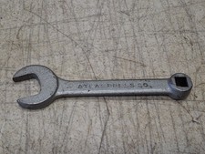 Vintage Atlas Lathe Wrench Press Co. M6 115 Armstrong USA 3/8" Box 3/4" Open