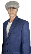 LAUREN RALPH LAUREN BLUE PLAID SPORT COAT SZ 40S