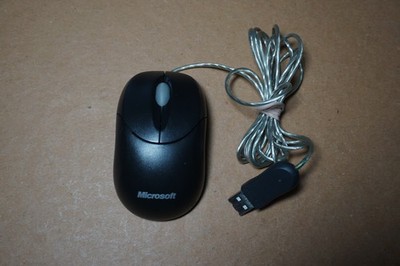 Microsoft 1016 Compact (Mini) USB Plug and Play 3 Button Optical Mouse Tested