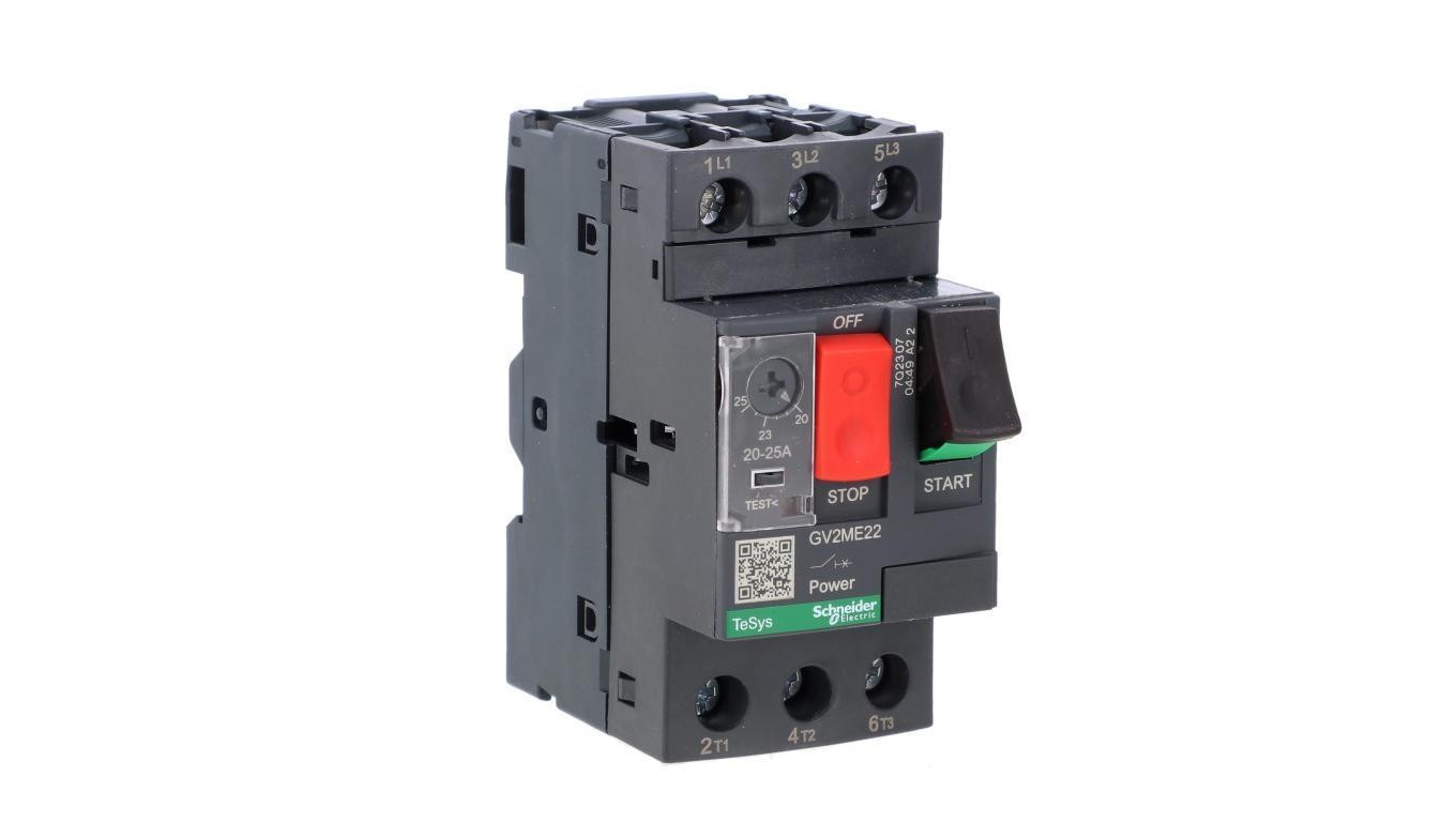 TeSys Deca Motor Switch 3P 11kW 20-25A GV2ME22