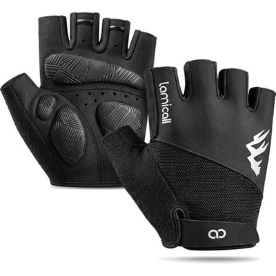 Lamicall Unisex Fahrradhandschuhe   Stoßdämpfend, Atmungsaktiv & Rutschfest