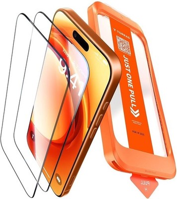 TORRAS für iPhone 17 Pro für Schutzglas 9H+ Stoßfest Schutzglas, 2 Stück