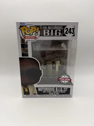 Funko Pop! Vinyl Rocks Figure #243 Notorious B.I.G. with Suit Special Edition