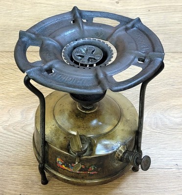 Collectible Original Antique Prabhat Vintage Kerosene Oil Brass