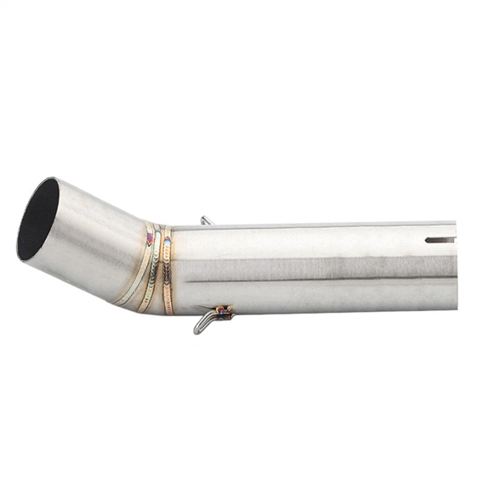 Chinelo para Suzuki GSXR 750 600 2006-2007 Pontas de Escape Preto Silenciador Tubo Link Médio - Imagem 2 de 4