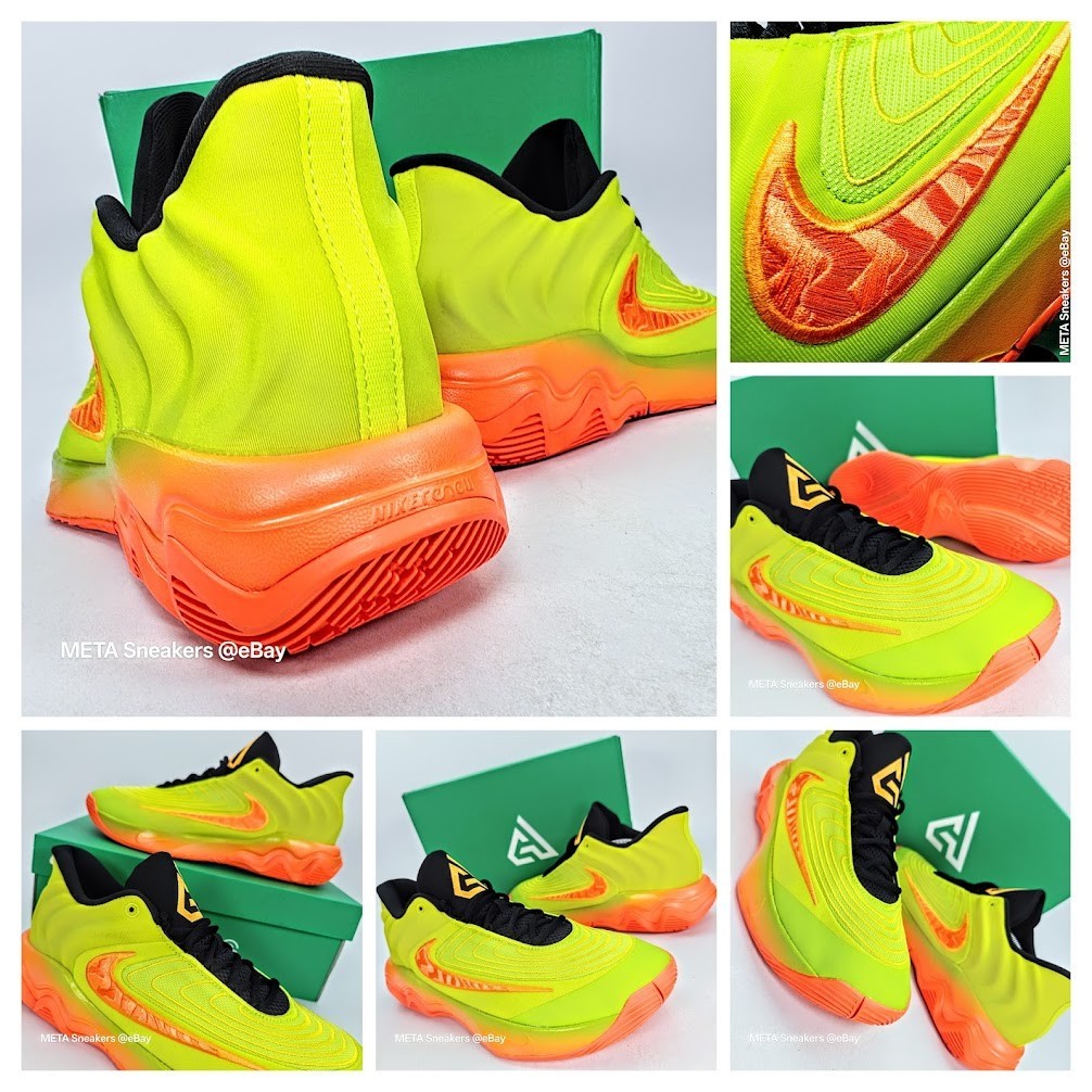 Nike US 12 Men's Yellow Orange Halloween Giannis Immortality 4   FQ3680 301  New thumbnail 14