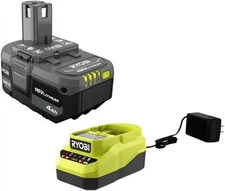 RYOBI 18V ONE+ 4.0Ah Starter Kit - PCL104K1, Battery and Charger