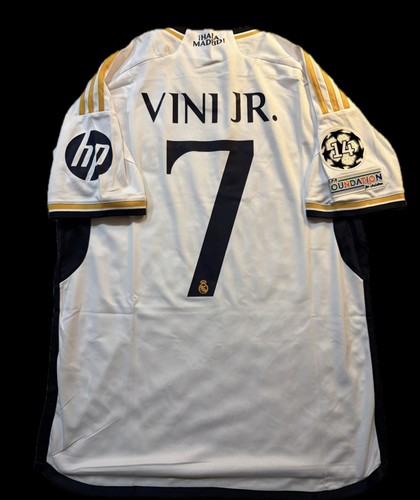 Vinicius “vini” Jr Real Madrid Champions League Final Jersey Adult Large #7 Home