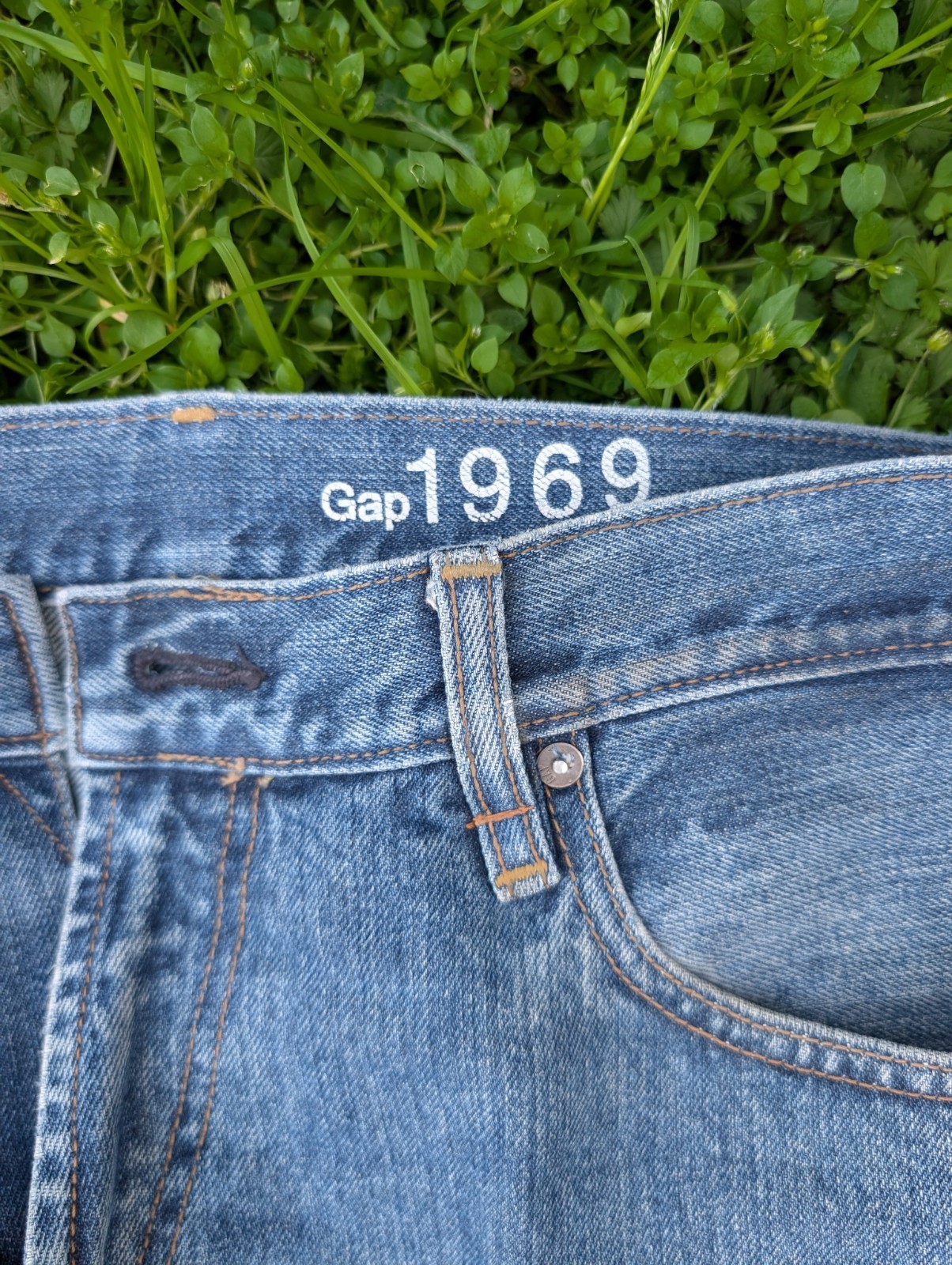 Gap Men's Straight Fit Denim Jeans 1969 Blue 38x32