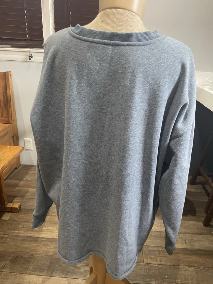 Sudadera Pullover Isaac Mizrahi Live Soho French Terry 1X Talla Grande Beige Top Foto 2 de 4